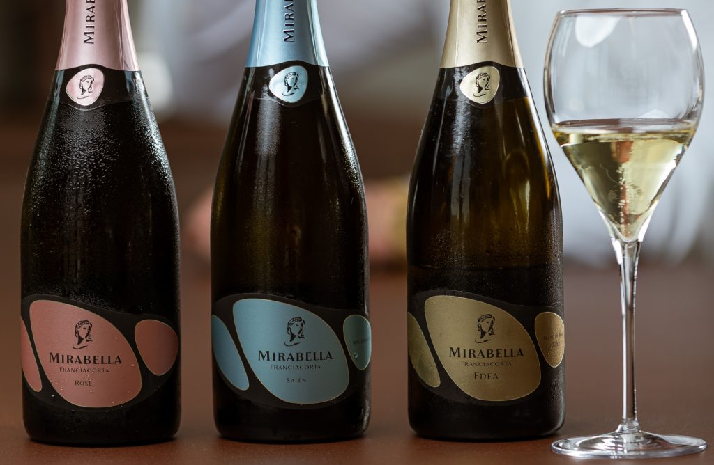 Rosé satèn e brut franciacorta