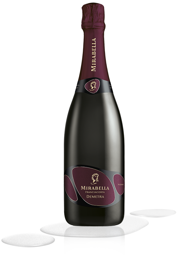 Bottiglia di Demetra Rosé Millesimato Mirabella